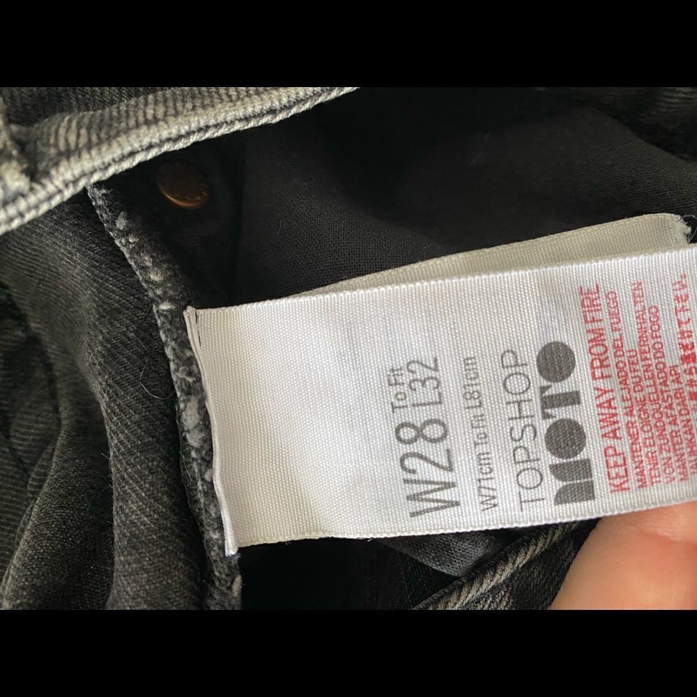 Topshop Mom Grey Jeans - Picture 4 of 4
